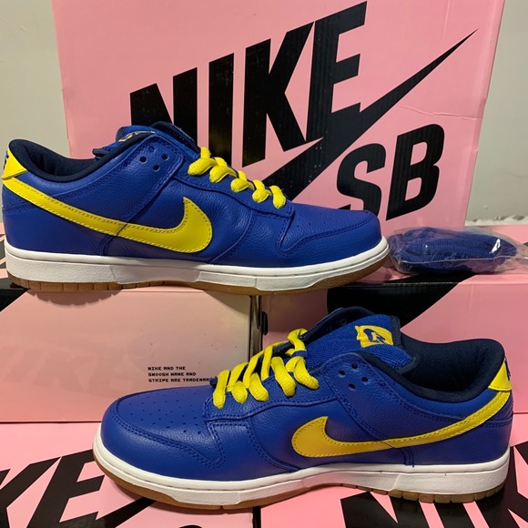 Nike SB Dunk Low Boca Jrs Sz 9.5 DS RARE 🔥 - Picture 2 of 4